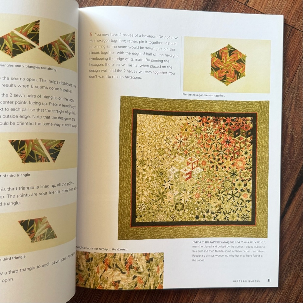 One Block Wonders: One Fabric, One Shape, One-of-a-Kind Quilts -Maxine Rosenthal - Picture 11 of 13